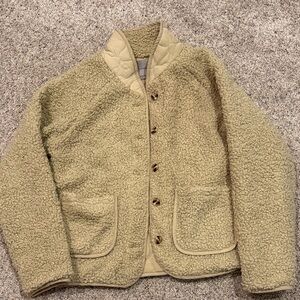 Wishlist Beige Sherpa Jacket